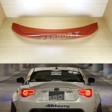 Trunk Spoiler #H8R Hot Lava Metallic For 13-20  SUBARU BRZ Scion TOYOTA GT86