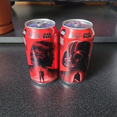 Star Wars Coca Cola Zero Anakin Skywalker & Darth Vader Limited Edition Sealed