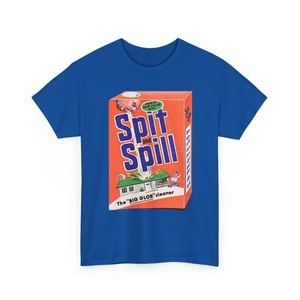 Wacky Packages Spit and Spill Floor Cleaner T-Shirt Funny Spic and Span Parody