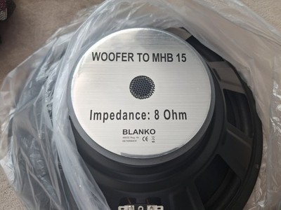 Blanko MHB 15  PA Subwoofer / Tieftöner  15''  8  Ohm