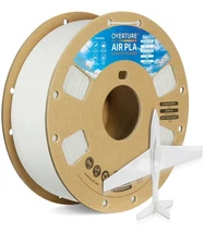 Air White PLA Filament Lightweight Pre-Foamed 0.82kg Cardboard Spool