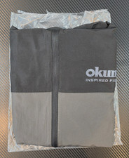 Size XL Okuma Fishing Color Block Zip Up Windbreaker 2024 Black/Gray # WOWBJB-XL