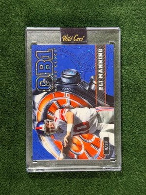 Eli Manning /18 - Blue w/ Orange Clock - 2024 Wild Card