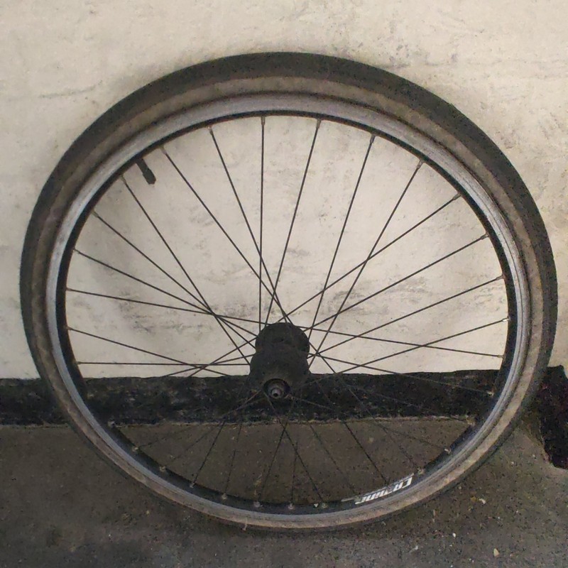 26” Bontrager Camino Rim on FH-M475 Hub Rear Wheel Retro Disc Brake 