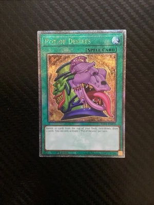 Pot Of Desires Yu-Gi-Oh! TCG Secret Rare Individual Collectible