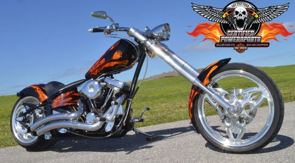 2006 Custom Built Motorcycles SAXON GRIFFIN 300mm REAR TIRE SOFTAIL CHOPPER - Image 2 of 4