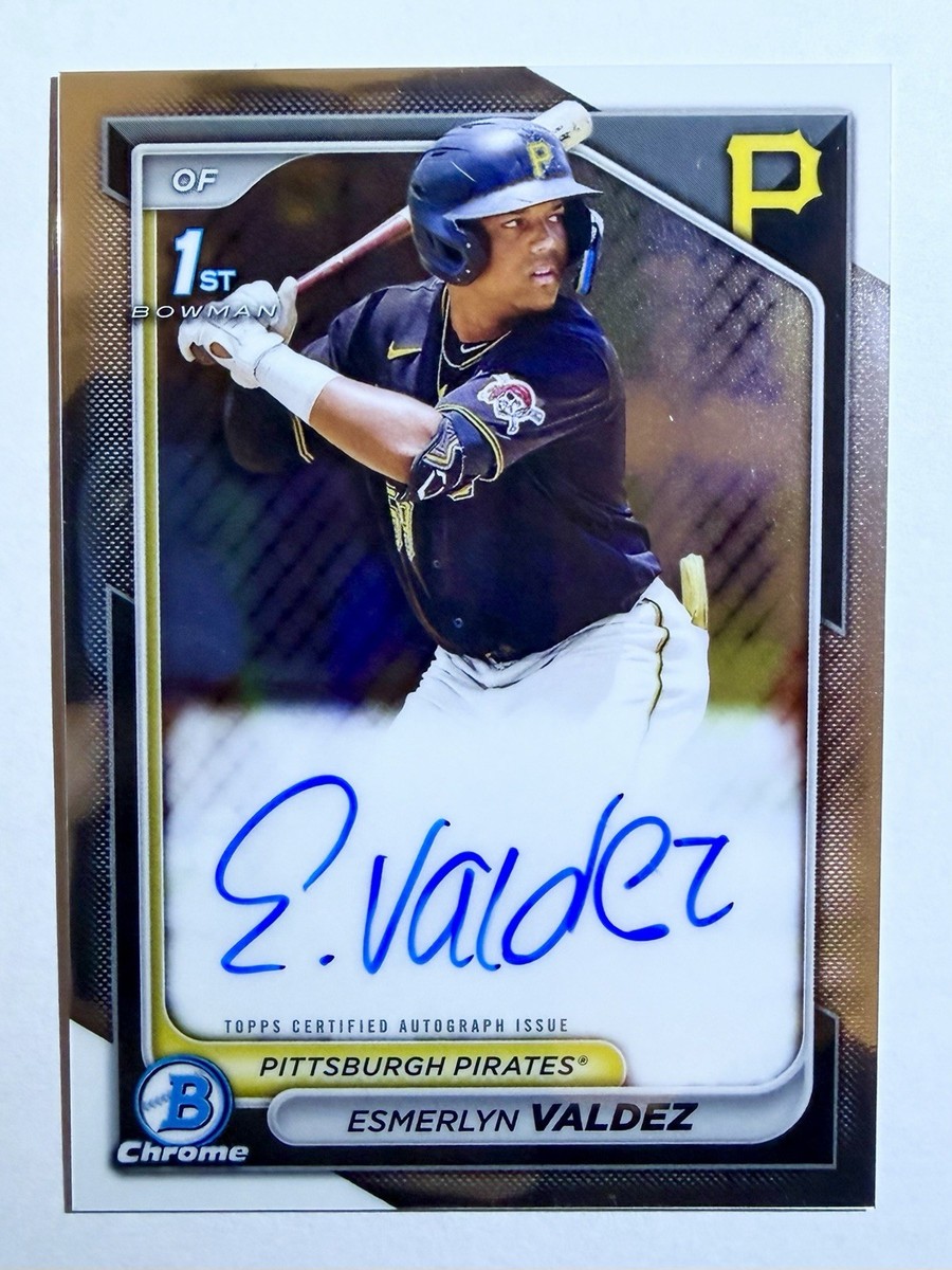 2024 Bowman Chrome #CPA-EV ESMERLYN VALDEZ Auto 1st Autograph 