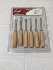EXCEL BLADES 6 Piece Wood Gouge Set 7" OAL, Steel Blade 56011