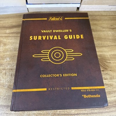 Fallout 4 Vault Dweller's Survival Guide Collector's Edition Hardcover Book