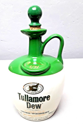 Dekorative Tullamore DEW keramikflasche Leer Vintage Irish Whisky C 861