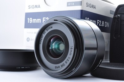 [MINT] Sigma 19mm f2.8 DN Lens for Sony E mount Original Box From Japan