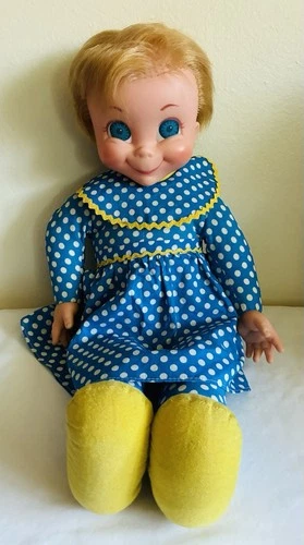 Vintage 1967 Mrs. Beasley Doll Family Affair 20" With Apron Mattel No Voice