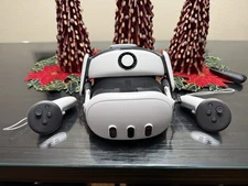 Meta Quest 3 128GB Standalone All-in-One VR Headset  with Bobovr S3 pro￼