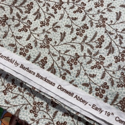 Moda Fabrics Hartfield by Barbara Brackman Item 8136 Donwell Abbey washed 1++yd