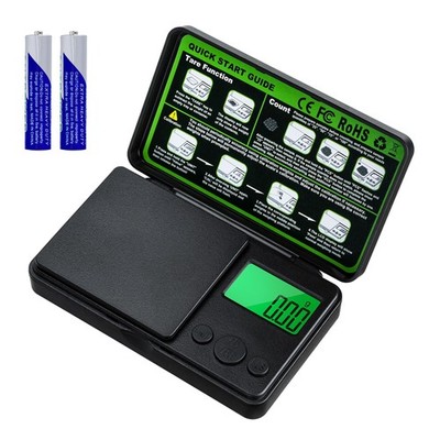 Mcbazel Digital Pocket Gram Scale 500g x 0.01g High Precision Small, Black 