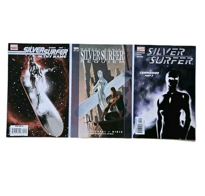 Lot Of 3 SILVER SURFER Comic Books NEW UNREAD Marvel 2004-2008 Very Fine/Nrmt