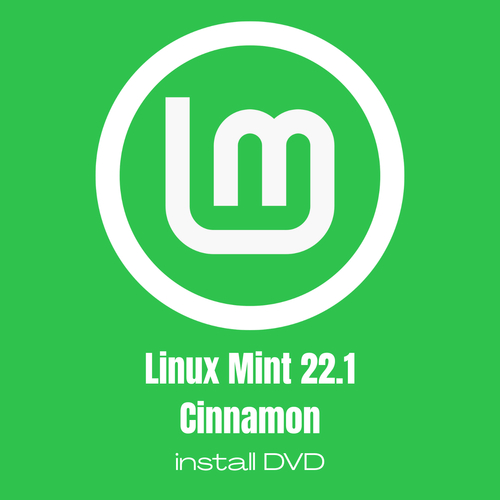 Linux Mint 22.1 Cinnamon DVD installation disc disk operating system