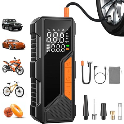Tire Inflator Portable Air Compressor, 150PSI Pump for Car... 