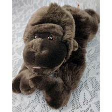 Aurora Flopsie Gordo Gorilla Brown A A Brown Thumb Sucker 11" Plush Stuffed Toy