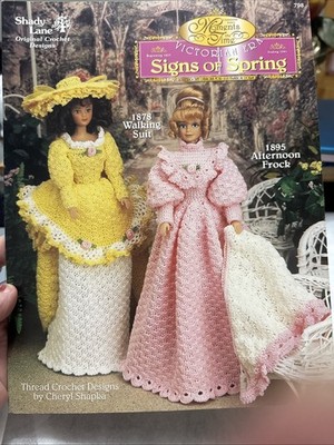 shady lane crochet designs victorian era signs of spring doll patterns 