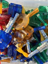MAGNA TILES Magnets Pieces Build Toy STEM CLEAN LOT