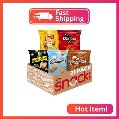 Frito-Lay Chips & Cookies, Smartfood, and Grandma's Variety Pack (Pack of 21)