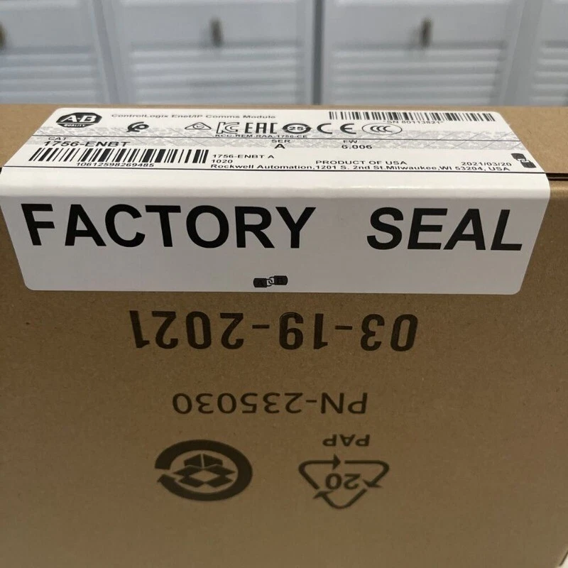 NUEVO Allen-Bradley 1756-ENBT EtherNet/IP ControlLogix Module 1756 ENBT AB US Foto 4 de 4