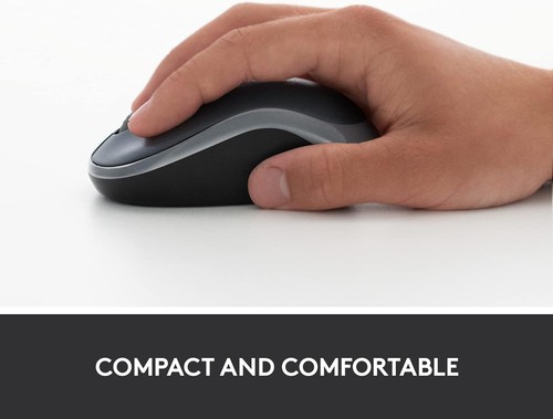 Logitech M185 Wireless Mouse, 2.4GHz with USB Mini Receiver, 12-Month Battery Li - Picture 7 of 10