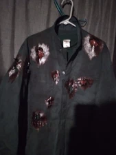 Vintage Sears Roebucks Green Bloody Halloween 2 Michael Myers Coveralls Size 44R