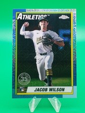 2025 Topps Series 1 - 1990 Silver Pack JACOB WILSON Chrome Mojo #T90C-16 (RC) 🔥