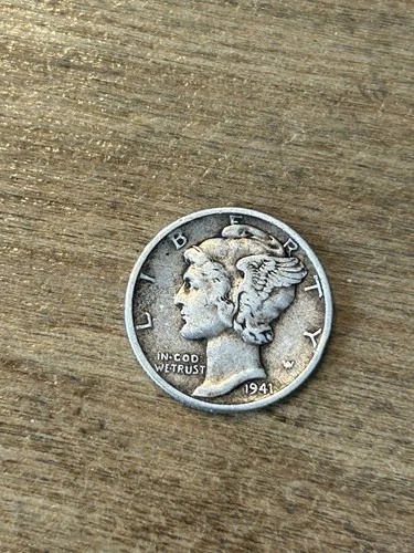 1941D Mercury Dime VF