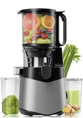 Cold Press Juicer, 5.8'' Wide Feed Chute Juice Extractor Machine with 400W