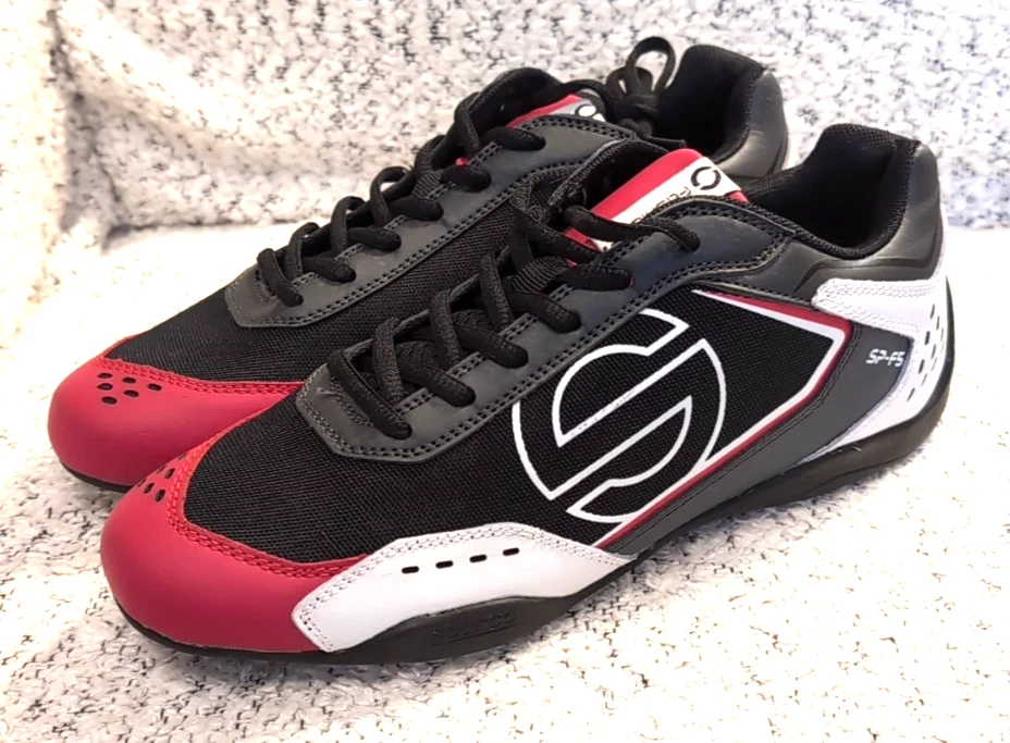 Кроссовки для вождения SPARCO SP-F5 Motorsports черные/красные размер 40 Великобритания - Изображение 2 из 4