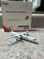 Gemini Jets South African Bombardier Dash 8 Q400 ZS-NMO Diecast Model