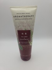 New Bath  Body Works Tea Tree  Peppermint Aromatherapy Body Cream 8oz