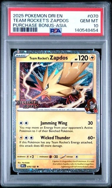 Lightning Pokémon TCG Professional Sports Authenticator (PSA