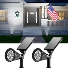 Solar Spot Lights Outdoor Waterproof for Flag, Palm Tree, Pole, Sign, Statue, Ma