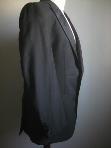 BOSS DINNER JACKET TUXEDO tailored slim fit super 120 italian fabric 100% wool - Imagen 19 de 24
