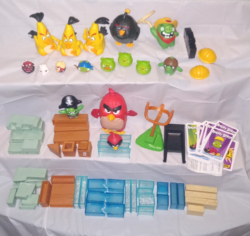 Angry Birds Toys Lot 56 Cards - On Thin Ice/Star Wars/McDonalds: Mixed Lot