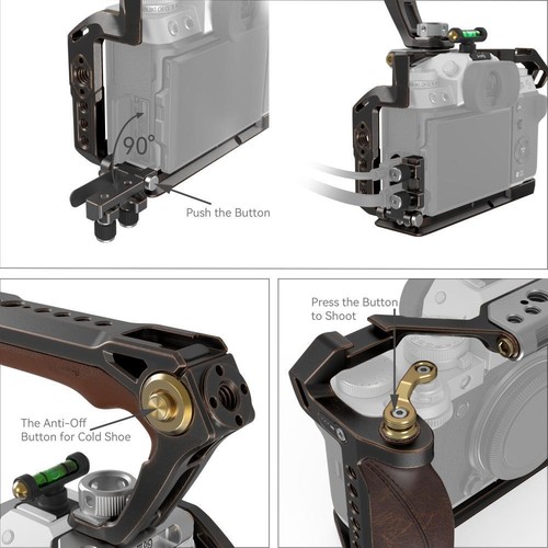 SmallRig 3872 Retro Handheld Cage Kit for FUJIFILM X T5 - Imagen 2 de 5