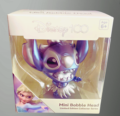 阪神×Disney Bobblehead Doll Disney 100 Mini Stitch Bobble Head Figure 100th Annivesary Lilo
