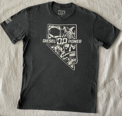 Diesel Power Gear Mens Medium T-shirt Dark Gray Nevada DP