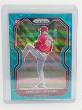 Spencer Howard 2021 Prizm Baseball - Teal Wave RC #66 - Philadelphia Phillies