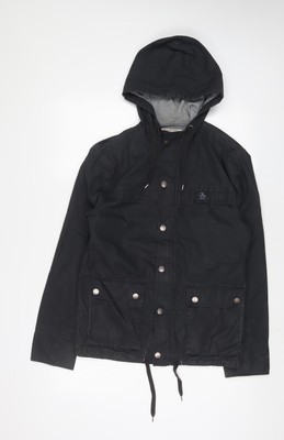Pinguin Herren Jacke schwarz Größe S Reißverschluss - Logo, bestickt