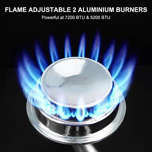 RV Stove Propane Camplux Stainless Steel RV Cooktop Stove BuiltIn 2 Burner P... eBay