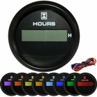 2" 52mm Waterproof Marine Boat Car Digital Hour Meter Gauge 7 Colors Backlight