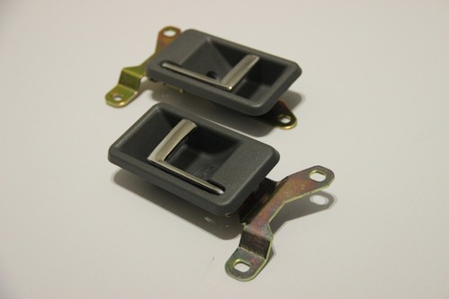 Interior Door Handle Fits Mitsubishi Pajero 1987 CASE SET Pair LH RH Complete - Picture 2 of 7
