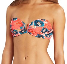 Bilabong Mix Mash Bustier Bikini Top Horizon Red Size XL
