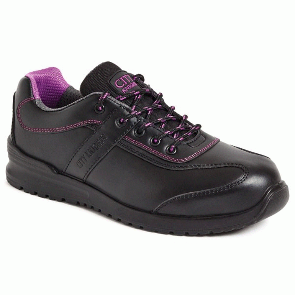 City Knights SS620CM Damen Krawatte Sicherheitsschuh S1,P Src - rotuzierter City Knights SS620CM Damen Krawatte Sicherheitsschuh S1,P Src - rotuzierter