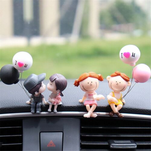 Paire clip parfum décor ornements auto ventilateur air voiture statues miniatures - Photo 1 sur 17
